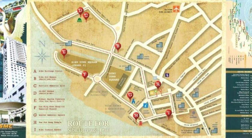 Rh Hotel Sibu Exterior photo